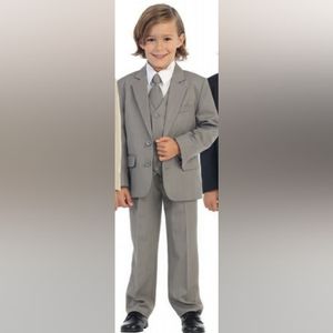 Child's Gray 5 piece Suit Set
